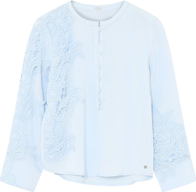 Gustav, Dames, Blouses & Shirts, Blauw, Maat: M