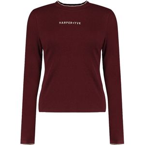 Harper & Yve Top lange mouw DW25P615 CAMMY Bordeaux