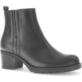 Gabor - 72.803.57 - Enkellaars - Zwart - Leer - Blokhak 4 cm