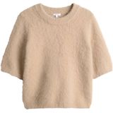 Opus - Pullover - Bruin - Korte Mouw
