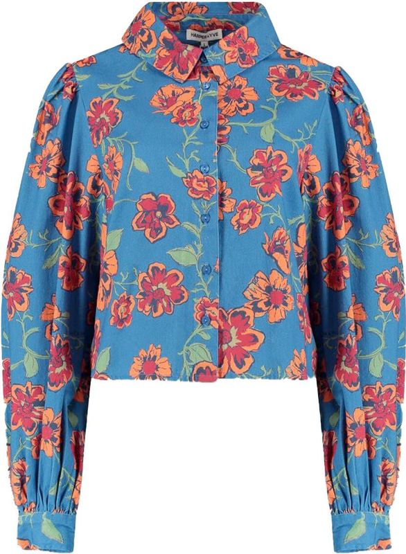 Harper & Yve Blouse lange mouw AW25C602 HOLLY Blauw