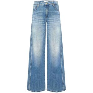 Cambio Jeans 9150 0056-01 PALAZZO Licht blauw