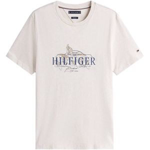 TOMMY HILFIGER Shirt  lichtbeige / donkerbeige / marine