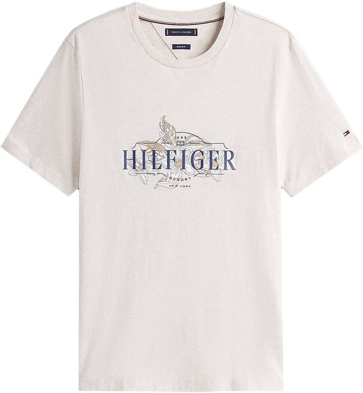TOMMY HILFIGER Shirt  lichtbeige / donkerbeige / marine