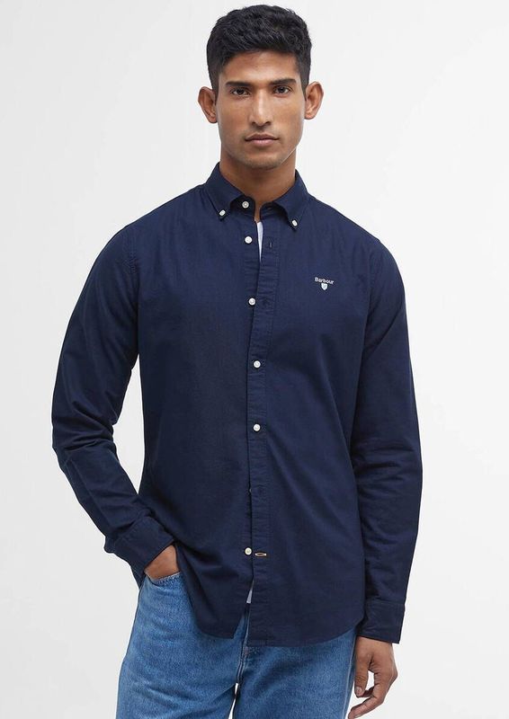 Barbour Overhemd lange mouw MSH5301 Donker blauw