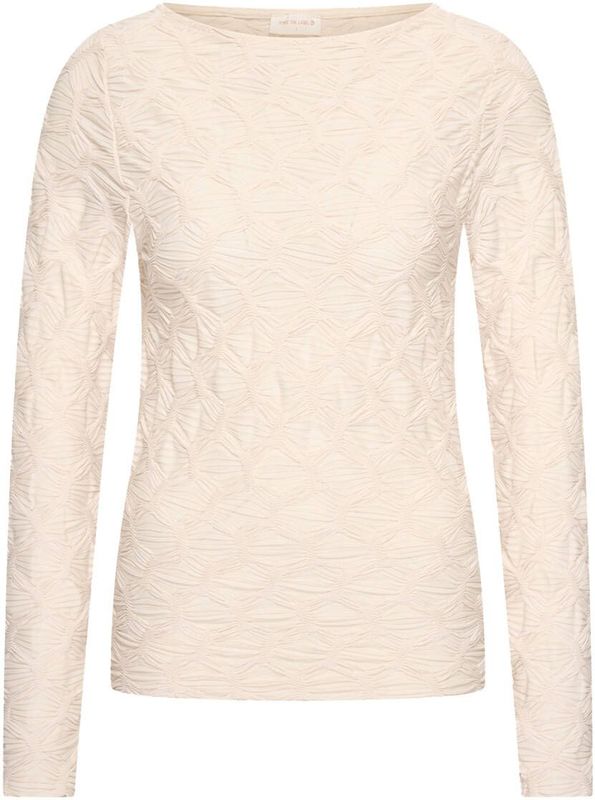 Aimee The Label - Eliana5A - Top - Zand - Lange Mouw