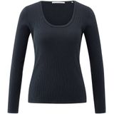 YAYA Top lange mouw 01-000518-510 Blauw