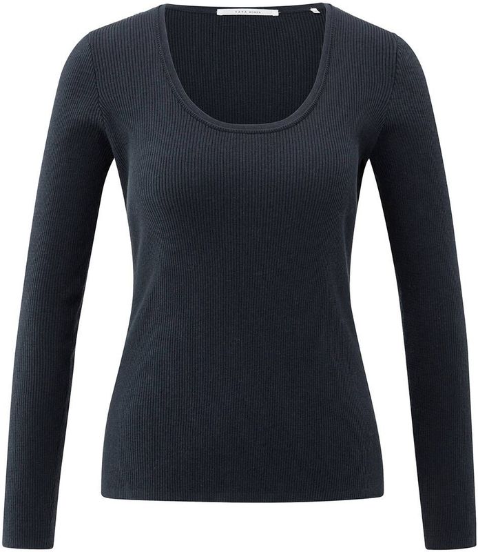 YAYA Top lange mouw 01-000518-510 Blauw