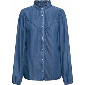 &Co Woman Blouse lange mouw BL345 JOY Blauw