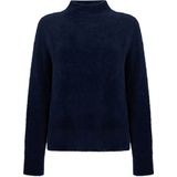 Jansen Amsterdam, Dames, Truien, Blauw, Maat: S Katoen,