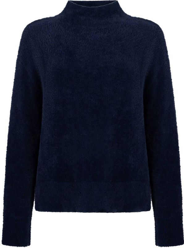 Jansen Amsterdam, Dames, Truien, Blauw, Maat: S Katoen,