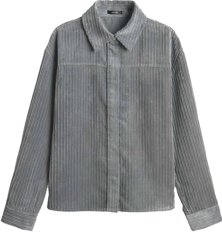 Opus - Blouse lange mouw - Licht grijs