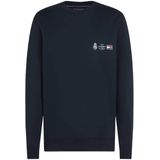 TOMMY HILFIGER - Sweatshirt - Marine - Cranberry - Wit
