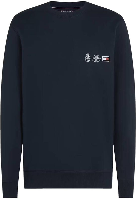 TOMMY HILFIGER - Sweatshirt - Marine - Cranberry - Wit