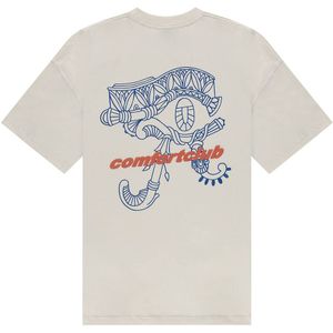 Comfort Club T-shirt korte mouw 41006 WEDJAT TEE Ecru