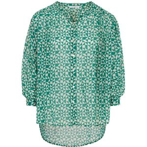 By-Bar Blouse lange mouw 24112023 LUCY Groen