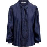 Zusss - Blouse lange mouw - Donker blauw - 0304-223