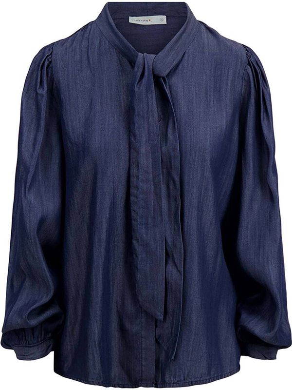 Zusss - Blouse lange mouw - Donker blauw - 0304-223