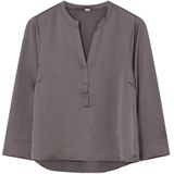 Gustav - Blouse lange mouw - Donker bruin - 58654 Cana
