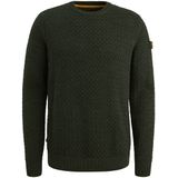 PME Legend - Mouliné Structure - Trui - Donkergroen