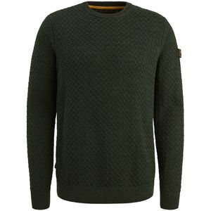 PME Legend - Mouliné Structure - Trui - Donkergroen