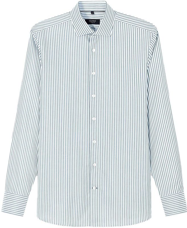 OLYMP SIGNATURE - Overhemd - Olijfgroen - Tailored Fit - SIGNATURE Kent