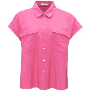 Opus Blouse korte mouw 10300111503100 Roze