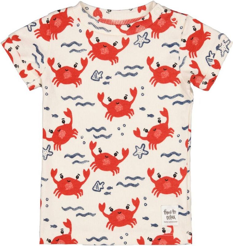 Feetje - Cooper Crab - Pyjama - Ecru