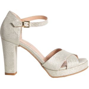 Roberto d'Angelo Sandalen met hak TOKYO Licht beige