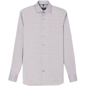 OLYMP SIGNATURE - Overhemd - Bruin - Tailored Fit - SIGNATURE Kent