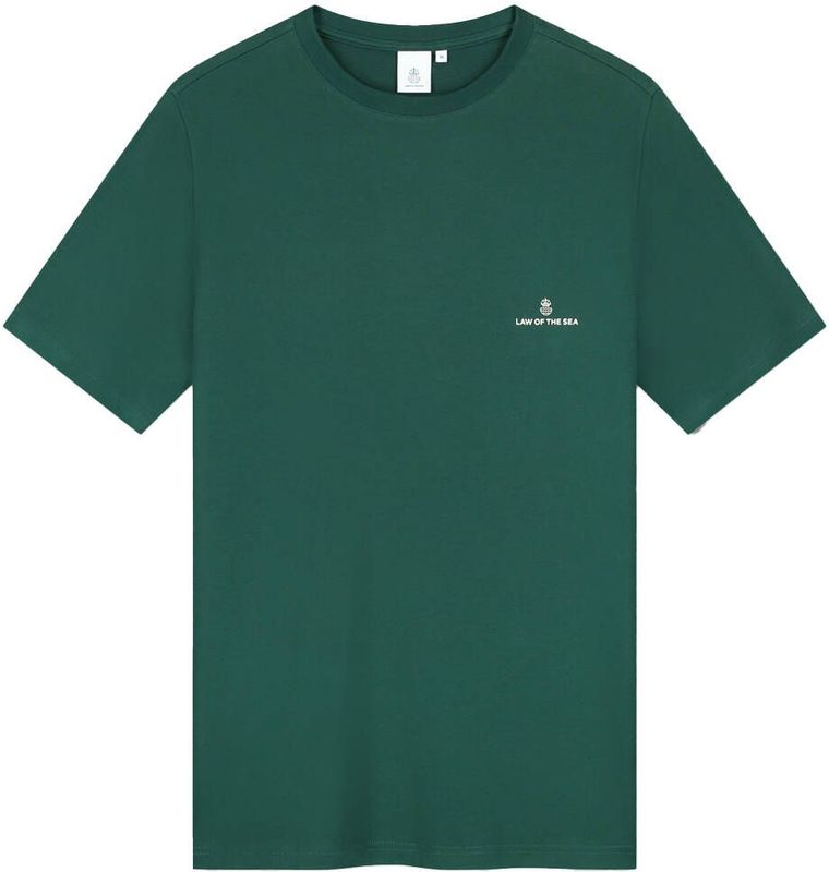Law of the sea T-shirt korte mouw LAW-10304 LAW Donker groen