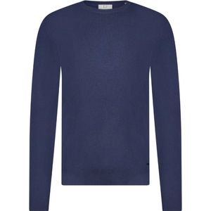 Born With Appetite Pullover Blauw Axl R-neck Pullover BWA25305AX71/290 navy