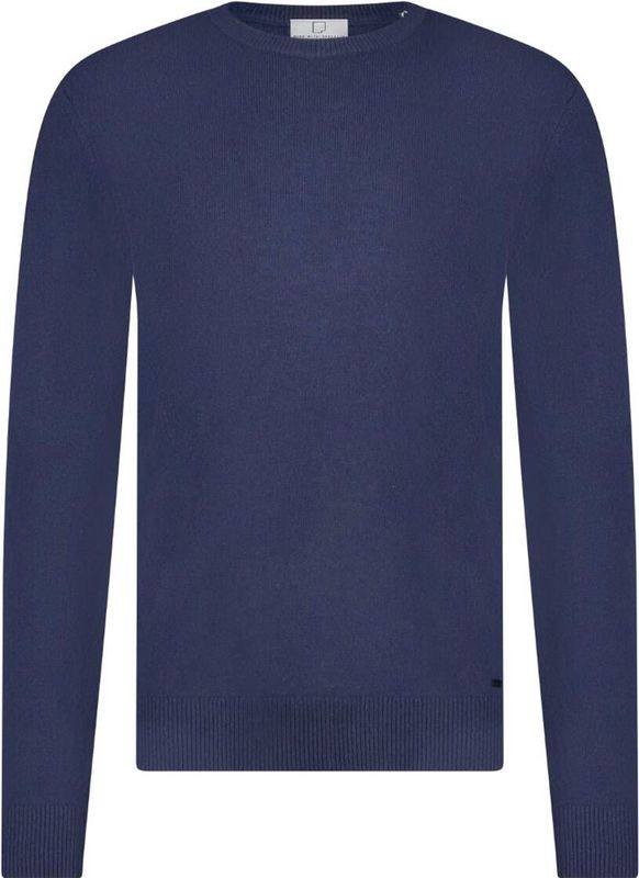 Born With Appetite Pullover Blauw Axl R-neck Pullover BWA25305AX71/290 navy