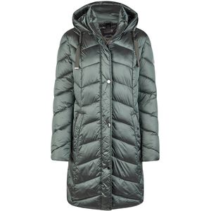 Barbara Lebek Coat 30630052 Midden groen