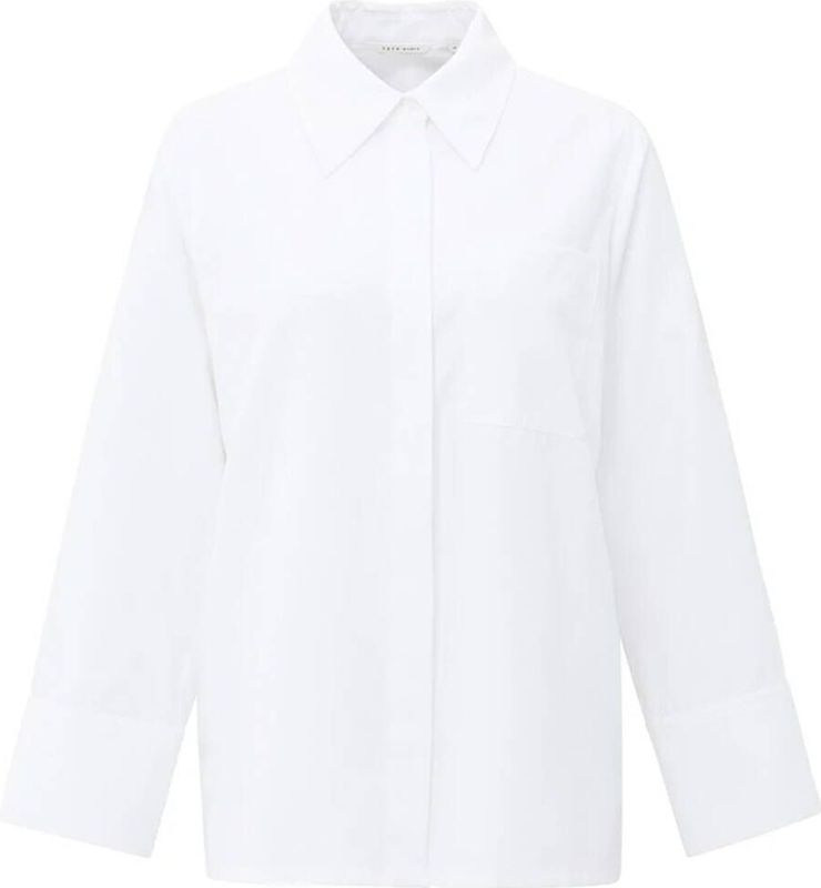YAYA Blouse lange mouw 01-201192-510 Wit