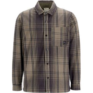 CHASIN' - Axel Flux - Overhemd - Bruin/Zwart - Geruit