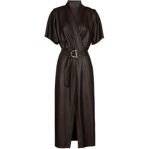 Caroline Biss - Jurk 4164 - Bruin - Cocktailjurken