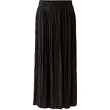 Oui - Maxirok - Zwart - Kreukel-look - A-lijn