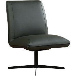 Groene Leren draaifauteuil Loyal - Toledo Leer Verde (donkergroen)