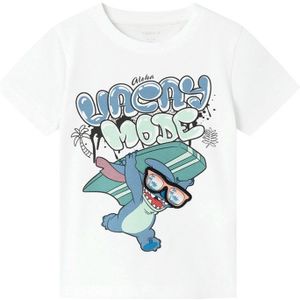 Lilo and Stitch Jongens Manuel T-shirt Helder Wit