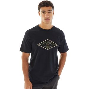 Quiksilver T-shirt voor Heren Diamant Logo Zwart