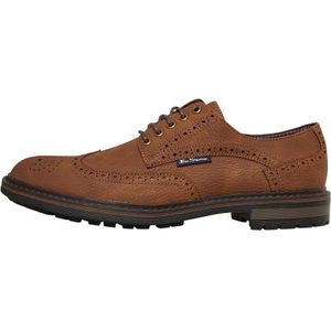 Ben Sherman Heren Spitfire Brogue Schoenen Caramel