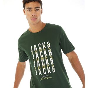 JACK AND JONES T-shirt Delvin Mountain View heren