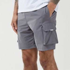 Closure London Heren Ripstop Utility Tech Shorts Antraciet