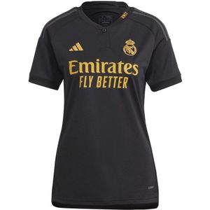 adidas Dames Real Madrid 23/24 Derde Shirt Zwart