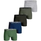 BJORN BORG Heren Five Pack Cotton Stretch Boxershorts Meerkleurig