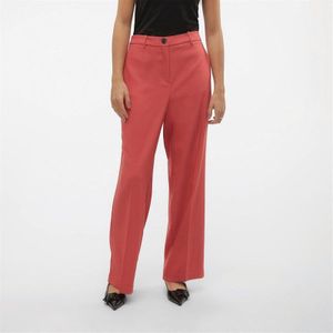 Vero Moda Dames Ciffany Broek Rood