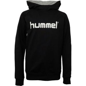 Hummel Jongens Cotton Logo Hoodies Zwart