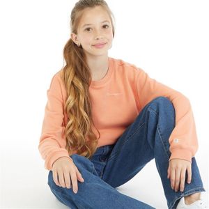 Champion Meisjes Eco Future Small Logo Sweaters Oranje