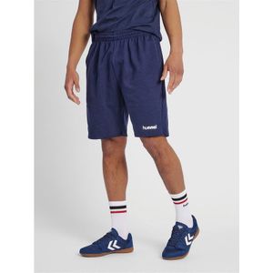 Hummel Heren Go Cotton Bermuda Shorts Blauw